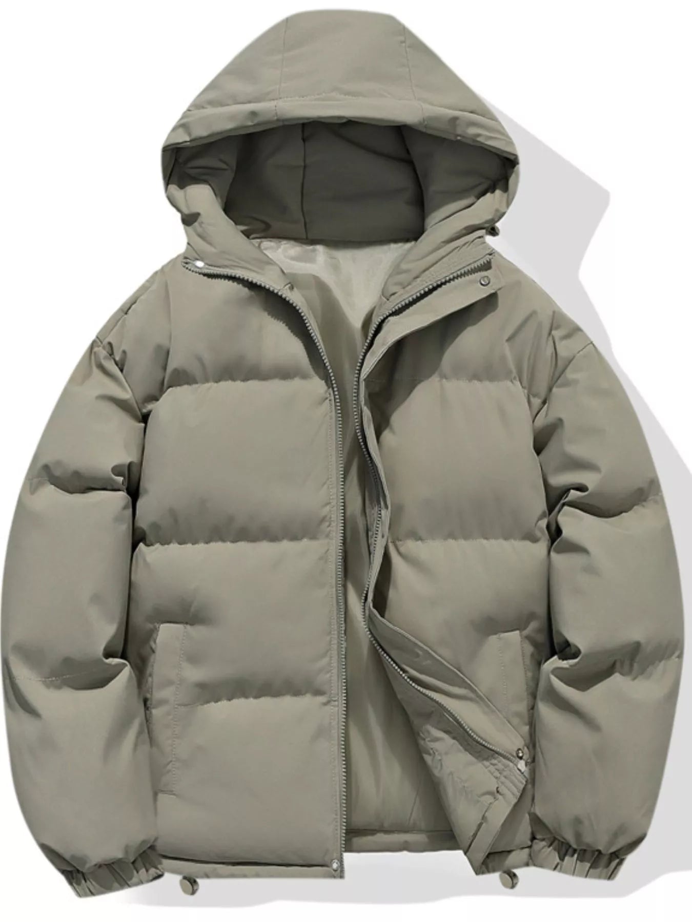 Men's Plus Size Hooded Padded Winter Coat