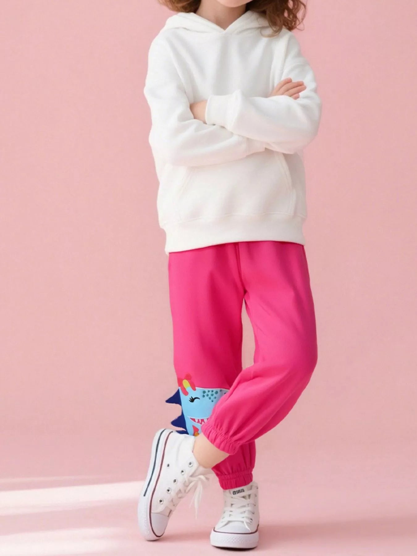 Children's Dinosaur Drawstring Joggers