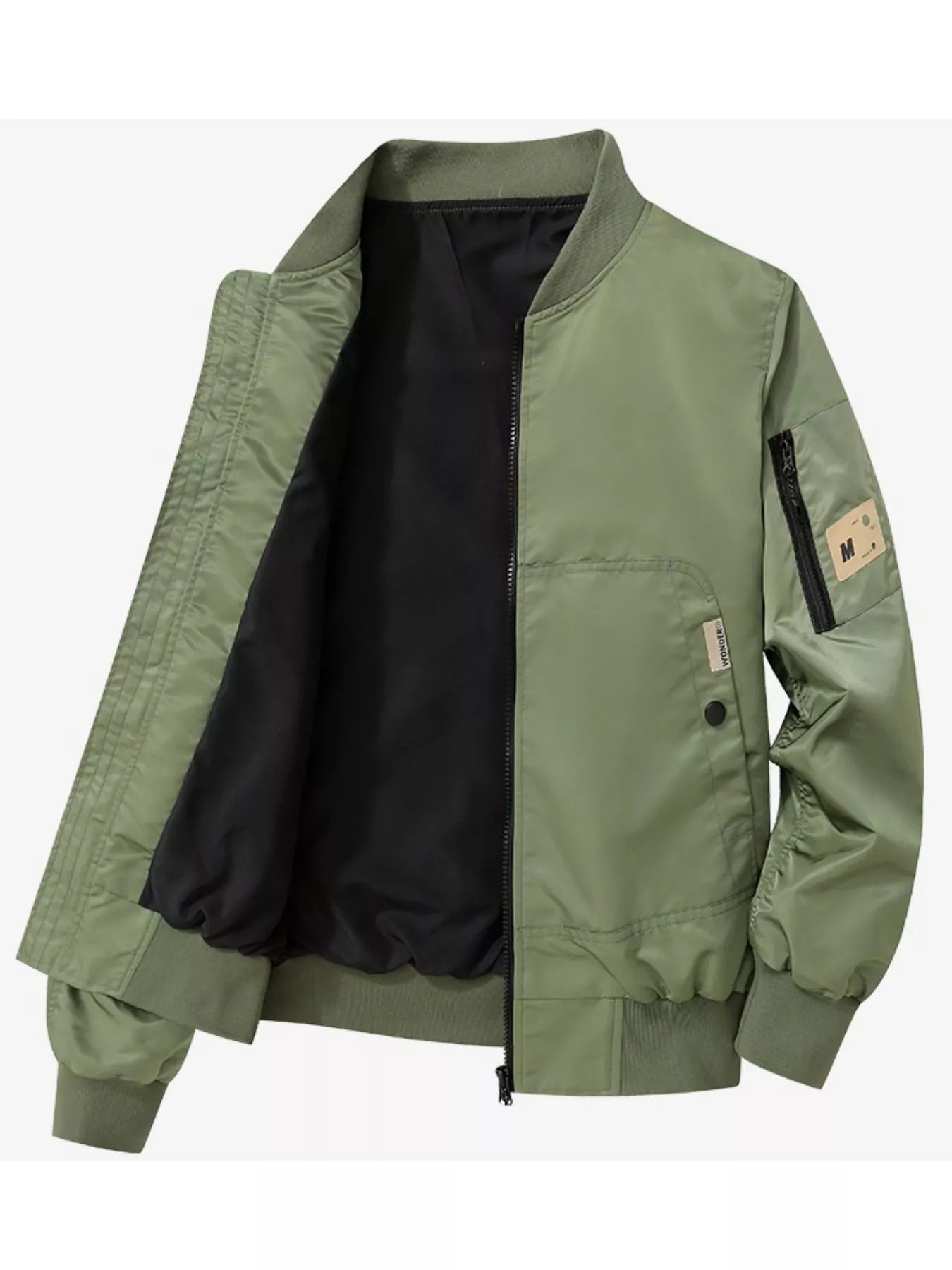 Men's Lightweight Hooded Zip Up Jacket