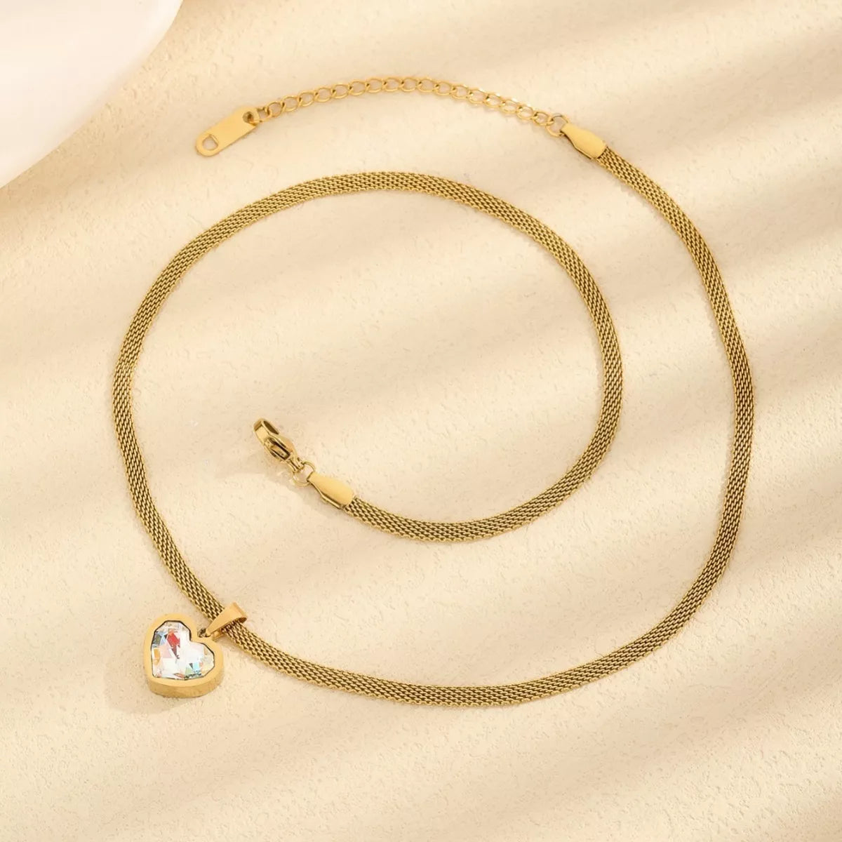 18K Gold-Plated Heart Necklace