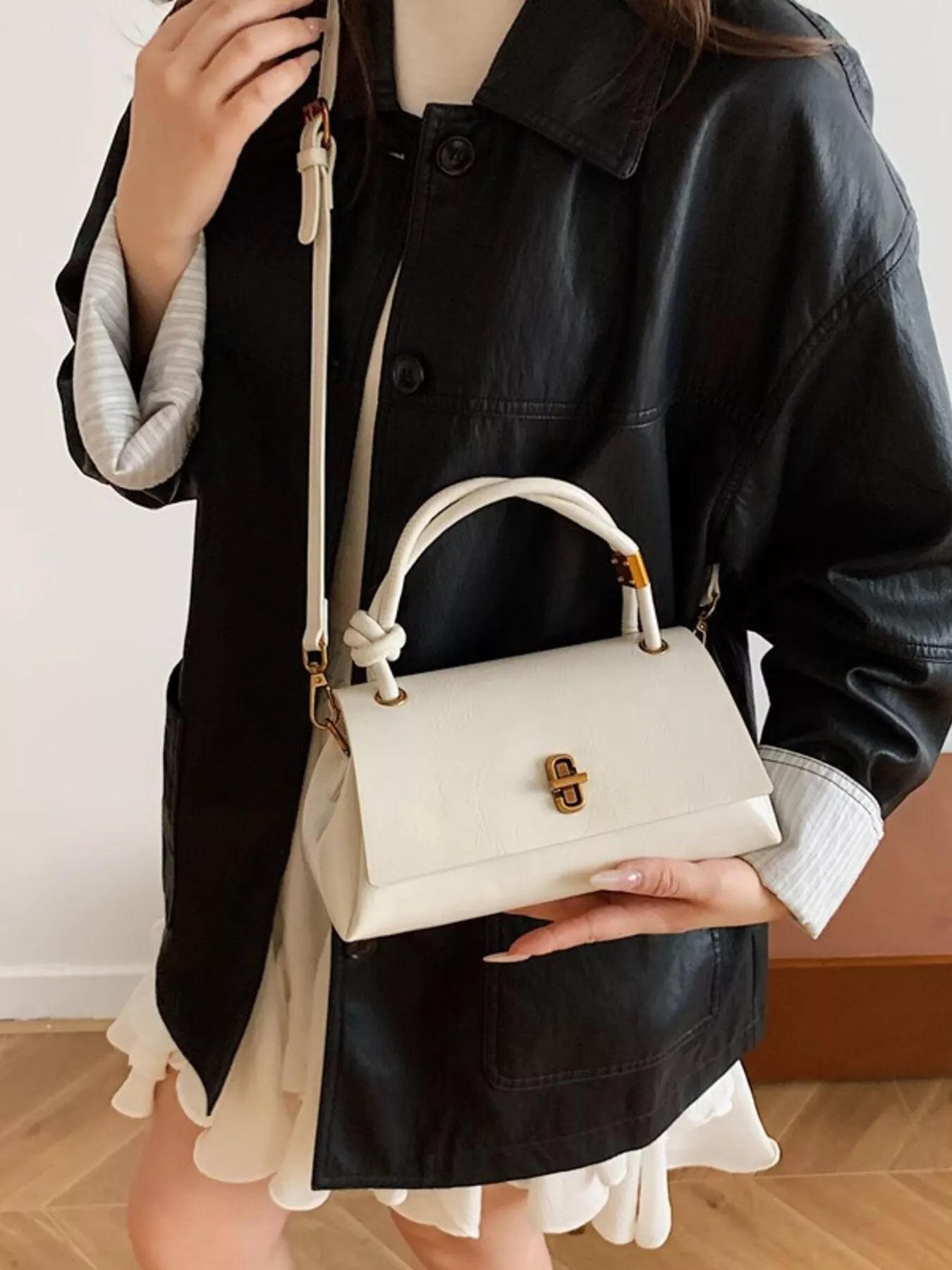 Top Handle Crossbody Bag