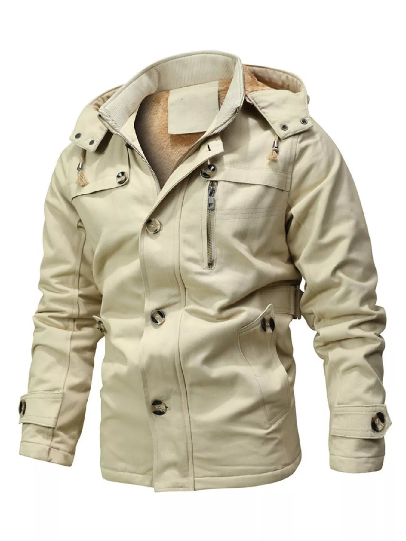 Men's Plus Size Zip Up Lightweight Bomber Jacket