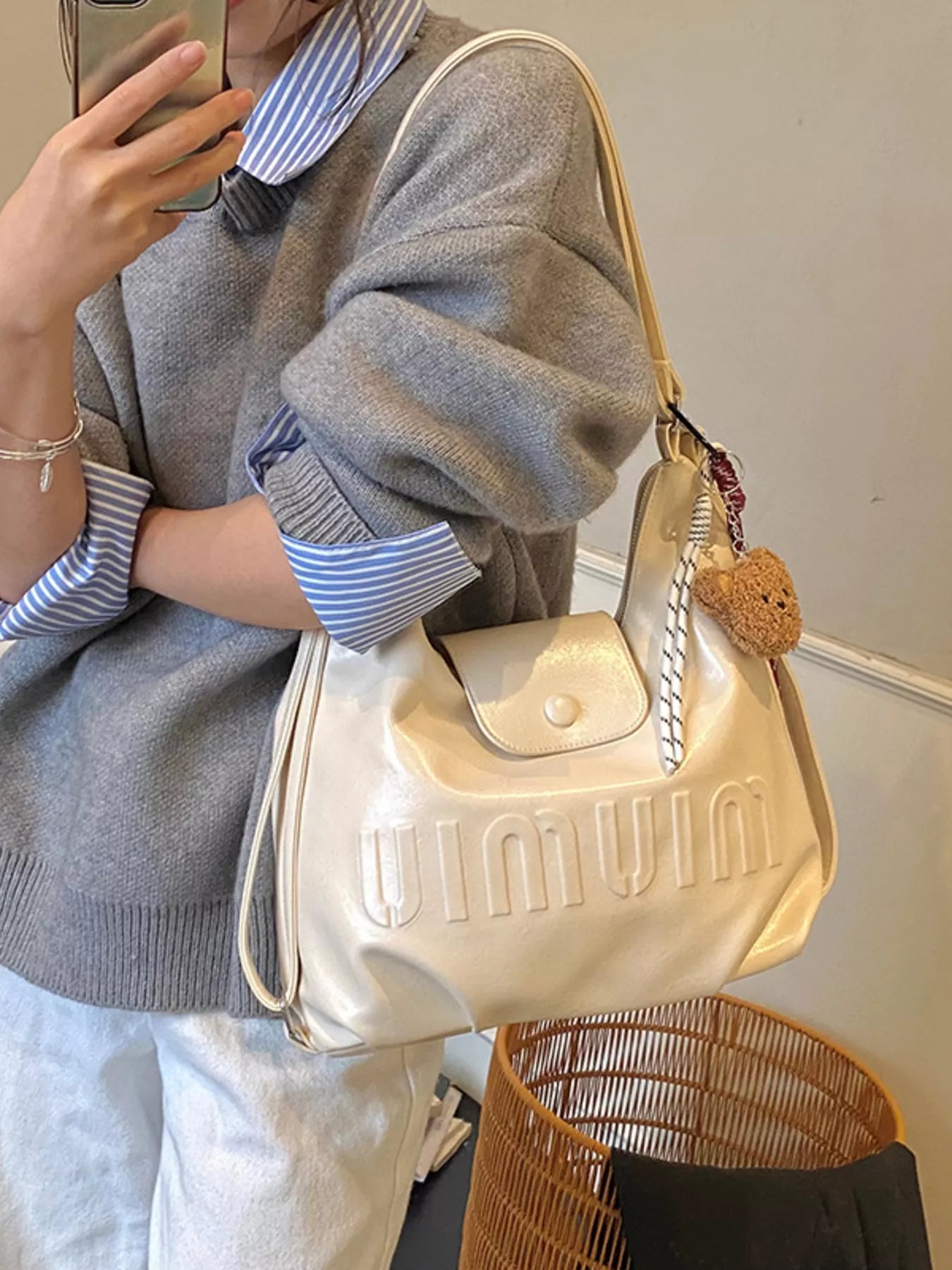 Adjustable Strap Convertible Shoulder Bag
