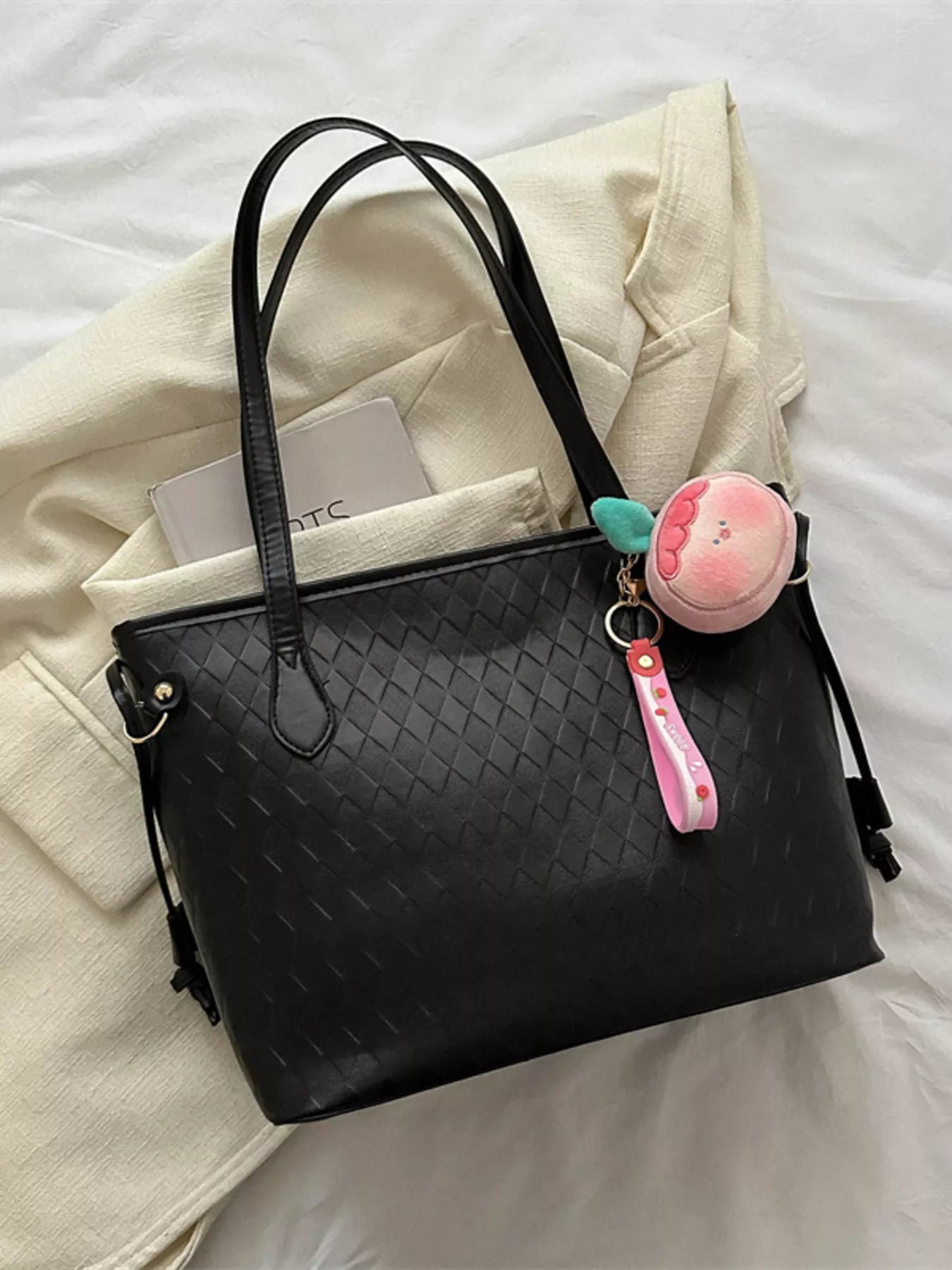 Woven Pattern Tote Bag