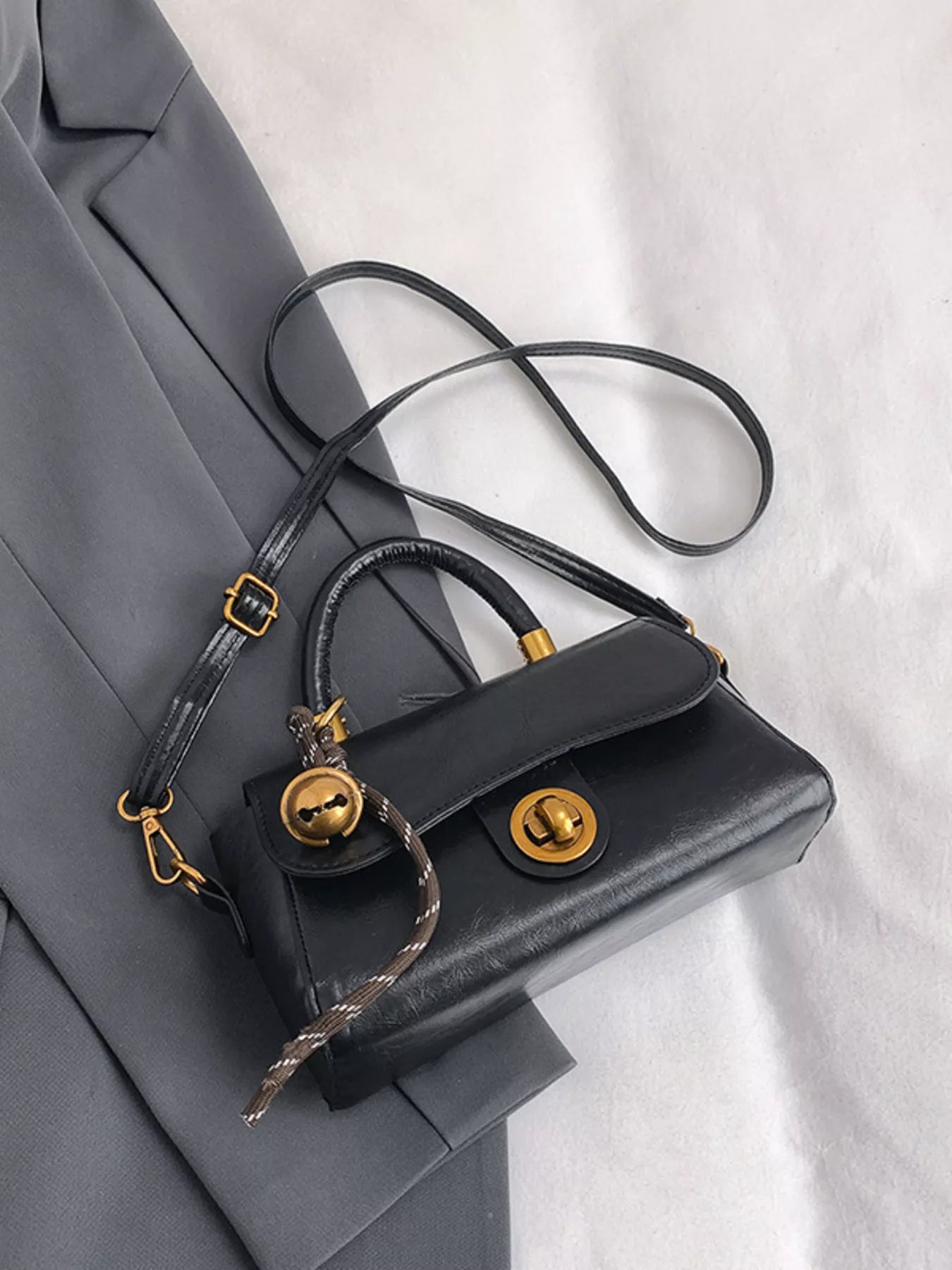 Top Handle Crossbody Bag