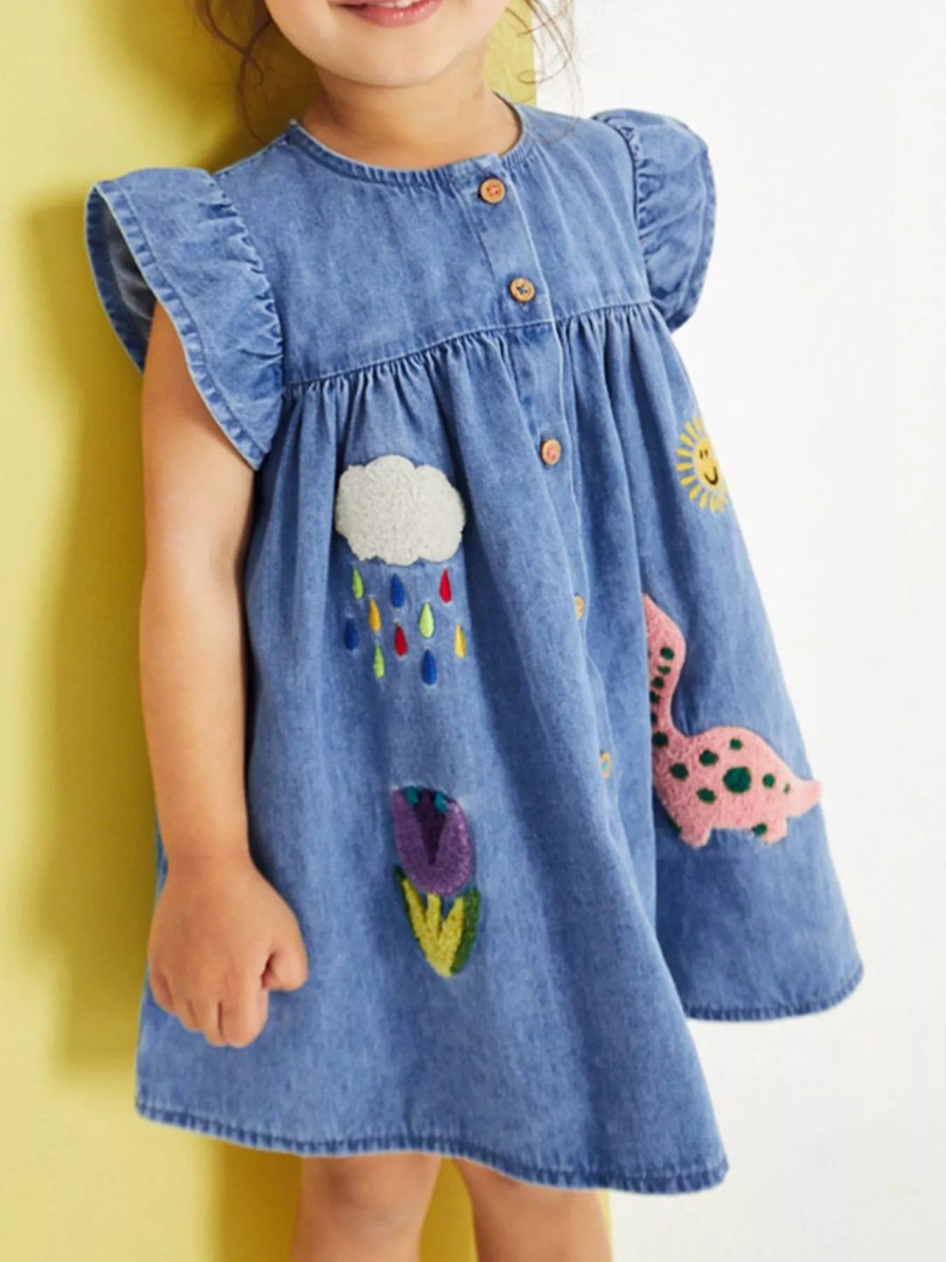 Children's Denim A-Line Dress