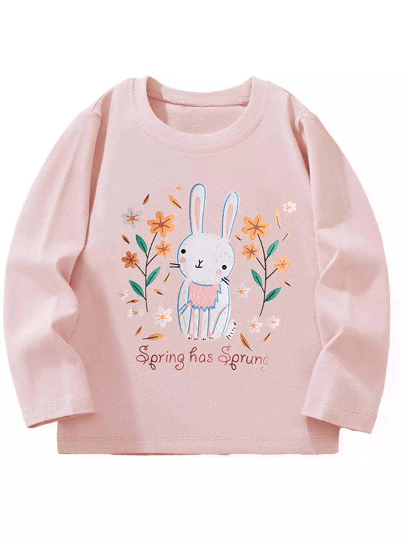 Children's Cute Rabbit Long Sleeve T-Shirt