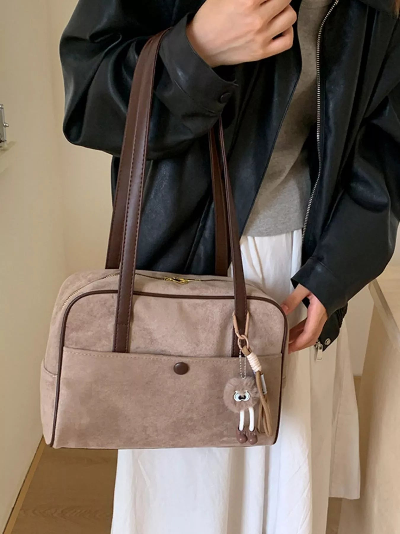 Vintage Handbag with Charm