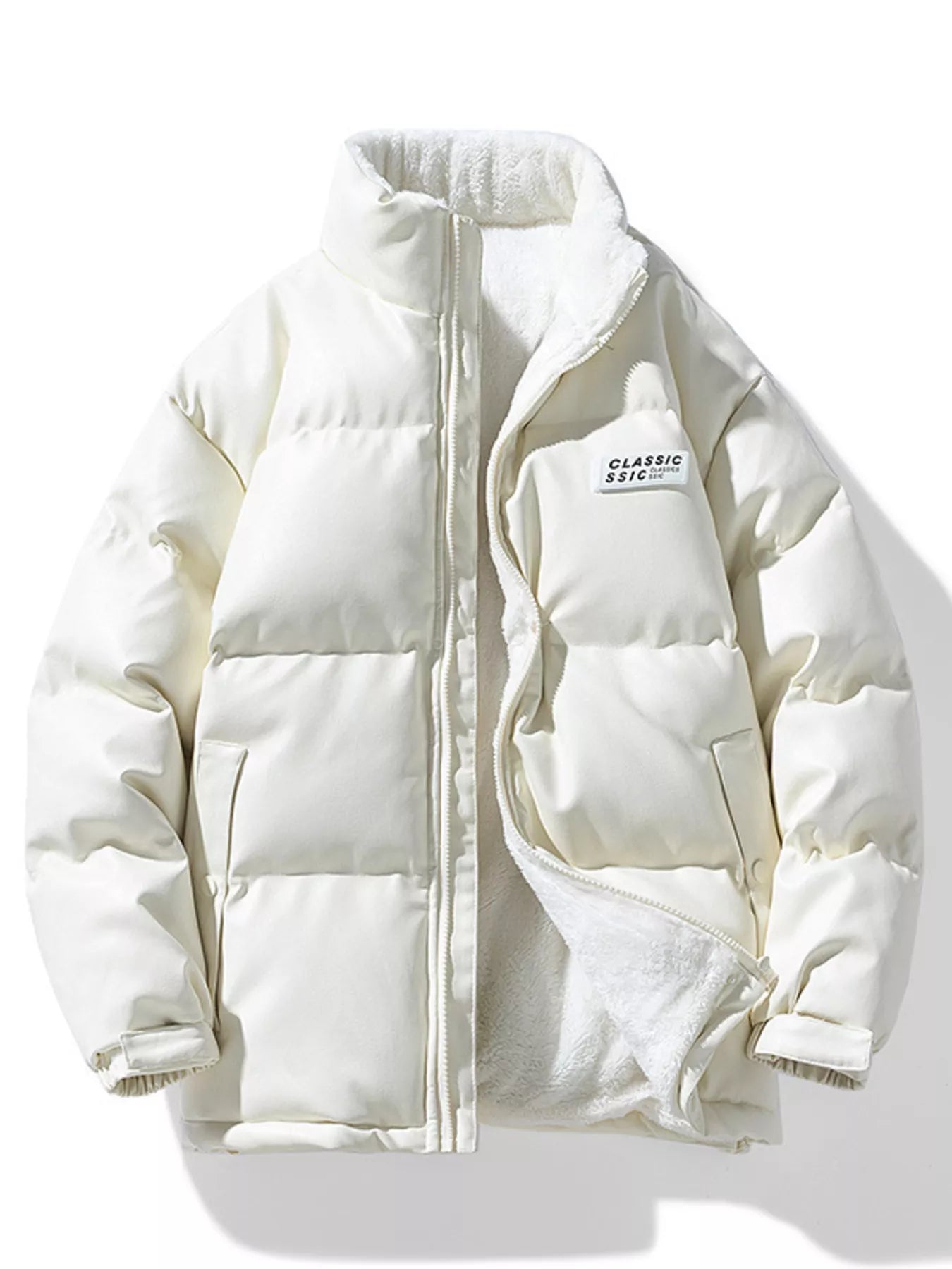 Men's Plus Size Warm Padded Winter Puffer Jacket