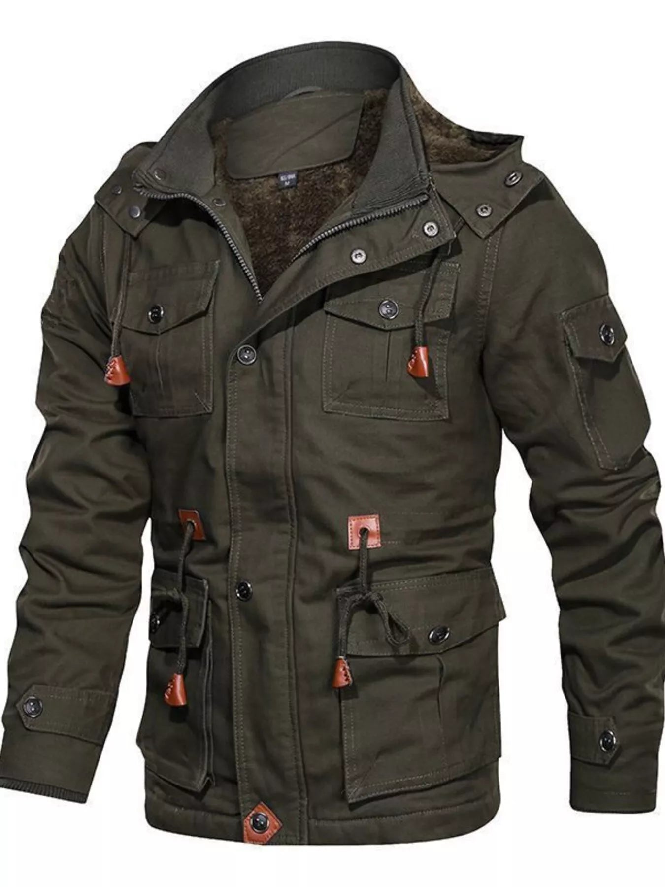 Men's Plus Size Zip Up Lightweight Bomber Jacket