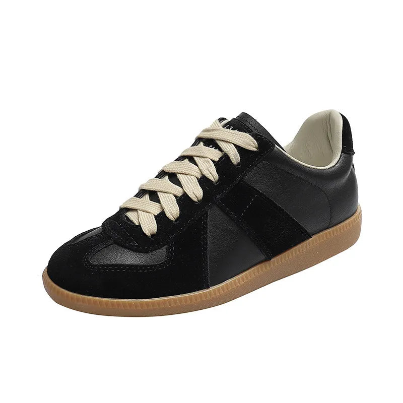 Round Toe Platform Sneakers